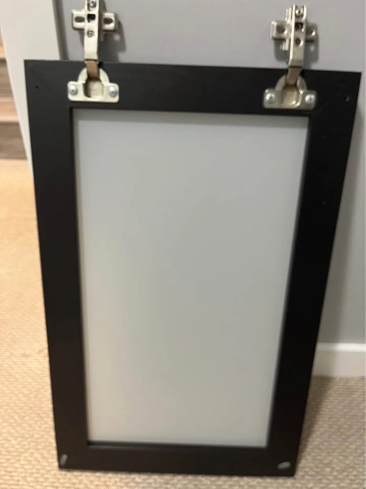 Used Ikea glass door frosted 60x38 cm - photo 2