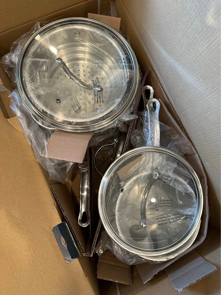 Meyer 10-piece stainless steel pans - photo 2