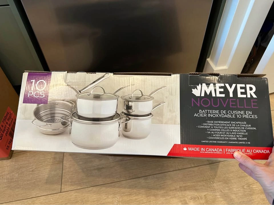 Meyer 10-piece stainless steel pans - photo 5