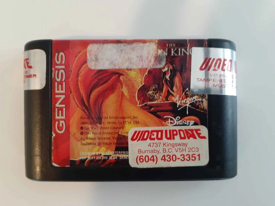 The Lion King - Sega Genesis