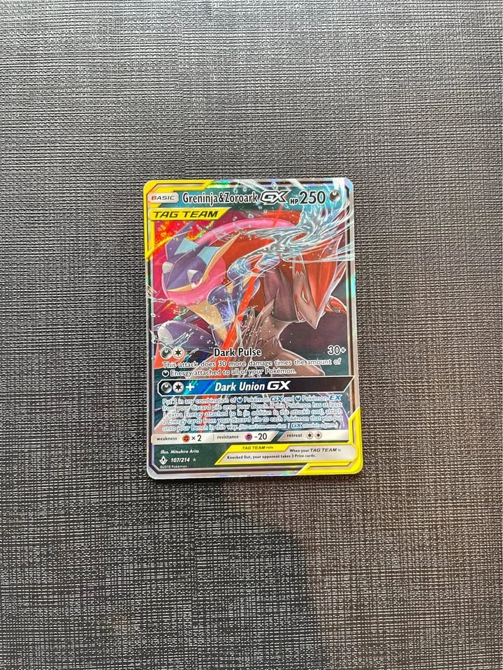 Greninja & Zoroark Gx 107/214