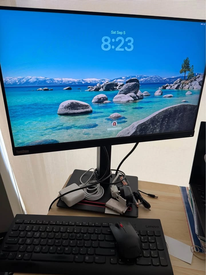 Lenovo ThinkVision 23.8” Monitor with Keyboard and Mouse - photo 3
