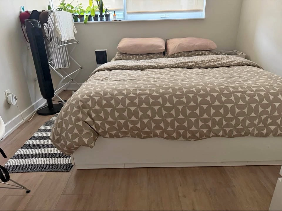 IKEA NORDLI Queen Bed Frame with Storage
