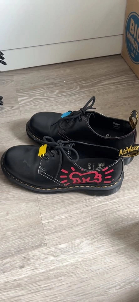 Keith Haring 1461 Dr. Martens Shoes - size 6M - photo 2