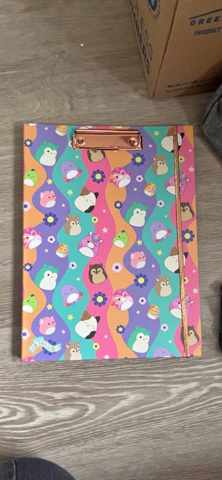 Original Squishmallows Rose Gold Clip Clipboard