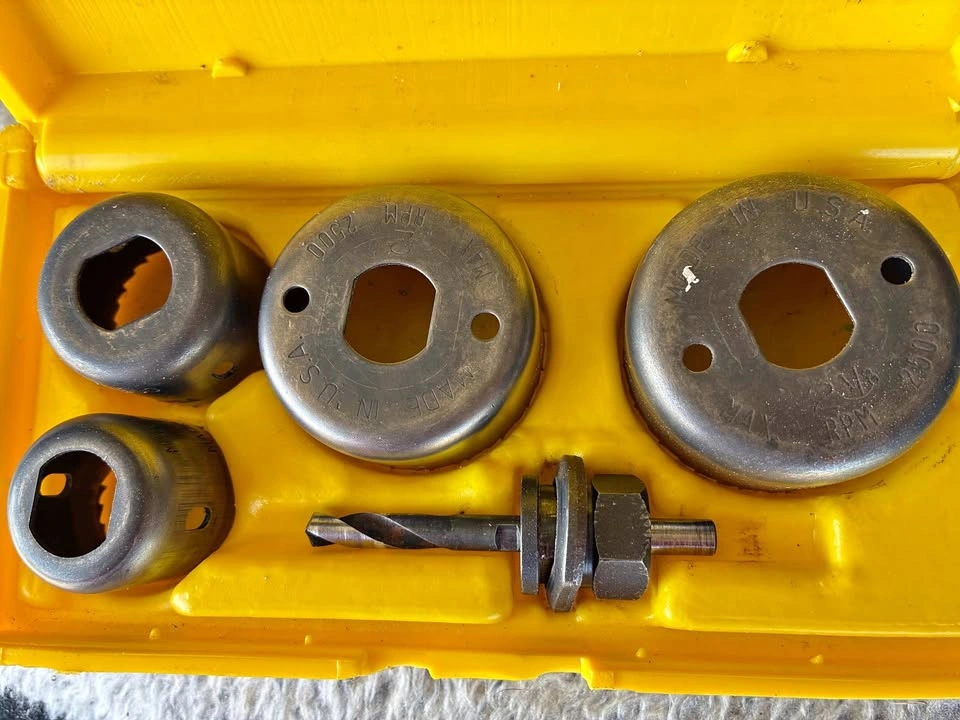 Vintage Heavy Duty Hole Saw Kit - Made in USA