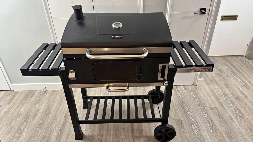 XXL Smoker Barbecue Outdoor Charcoal Grill BBQ w/ Table thumbnail