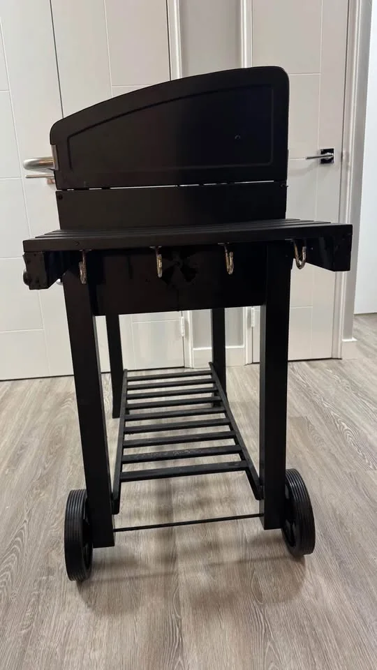 XXL Smoker Barbecue Outdoor Charcoal Grill BBQ w/ Table image indicator(8)