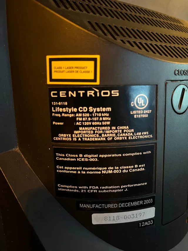 Compact Home Audio System with Vertical-Load CD Player image indicator(8)