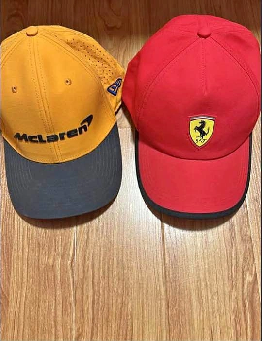 McLaren and Ferrari F1 Team Caps