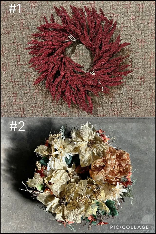 New Decorative Wreaths - $15 Each