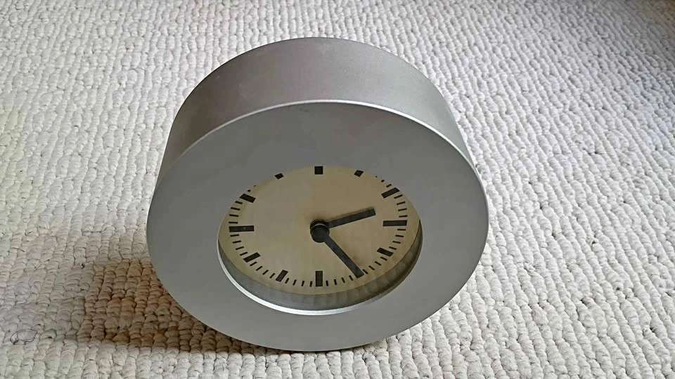 IKEA Silver Desk Clock