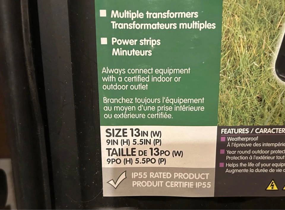 New Outdoor Weatherproof Powercord Connection Sockit Box - Set o - photo 3