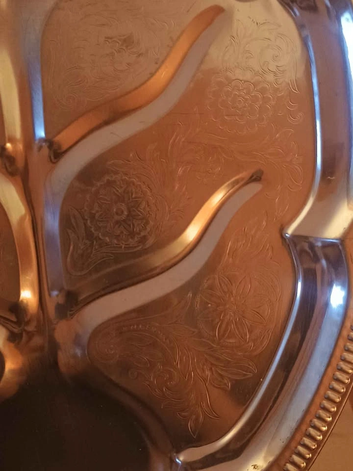 6x Vintage Silver Plate Meat Serving Trays - photo 4