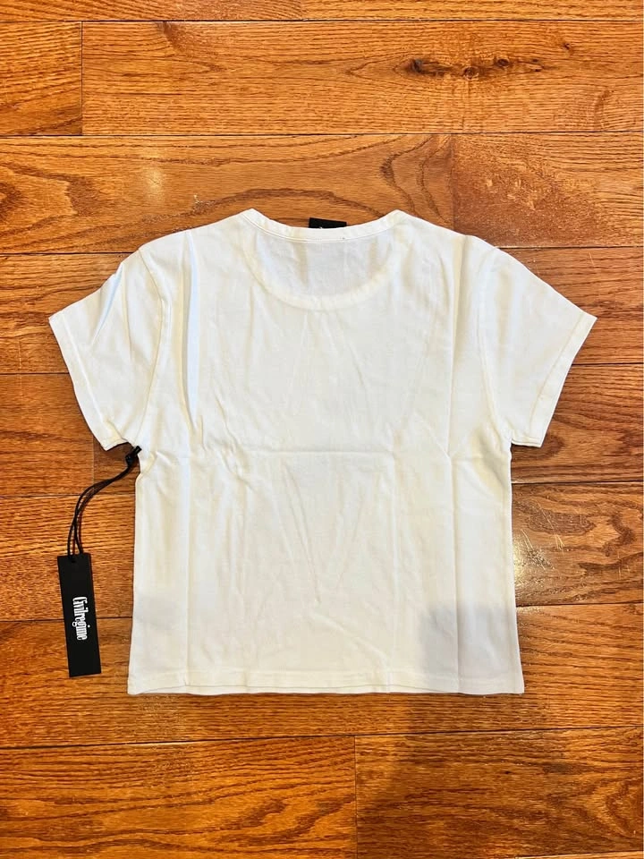 Civil Regime Lil Devil Cropped T-Shirt Size XL NWT - photo 4