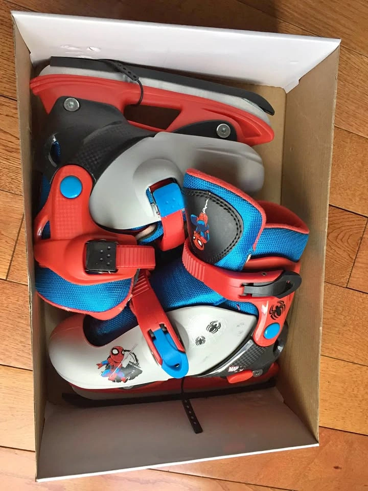 spider-man ice skates for kids
