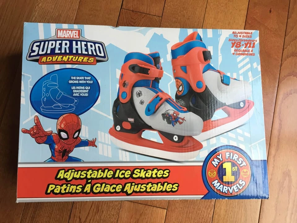 spider-man ice skates for kids - photo 2