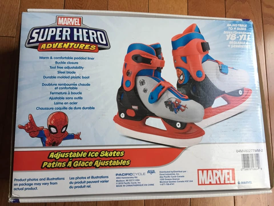 spider-man ice skates for kids - photo 3
