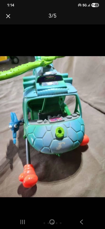 1990 Playmates Turtle Copter - photo 3