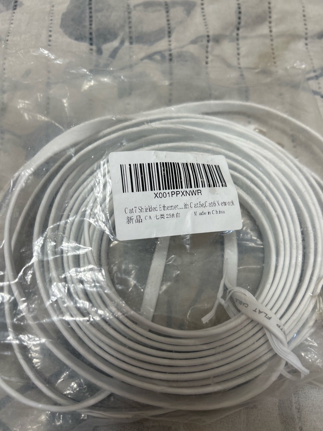 Ethernet cable 25ft