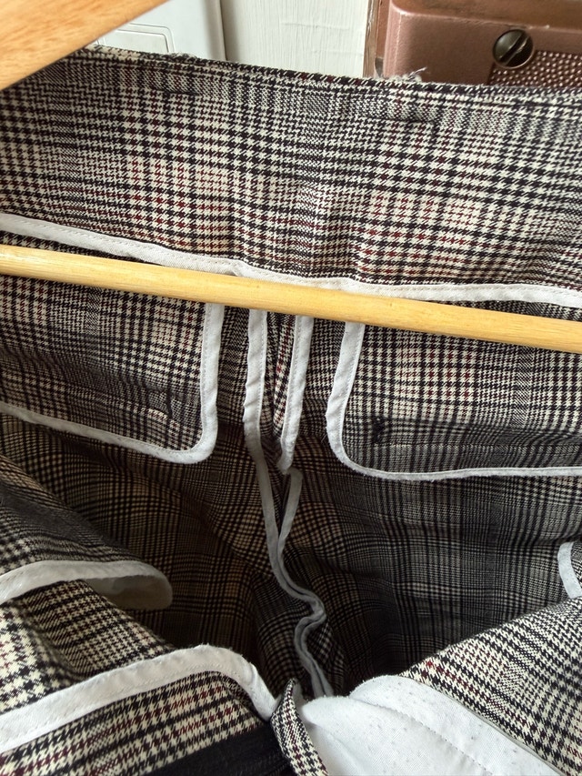 Grey plaid pants - photo 5
