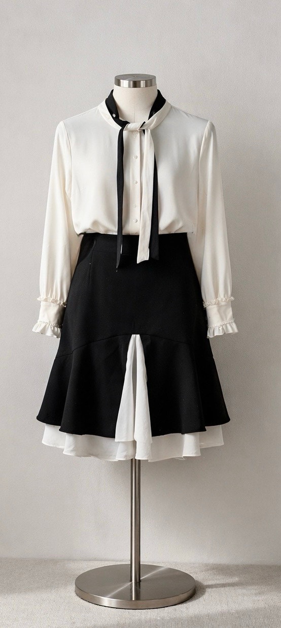 Blouse and Skirt Set