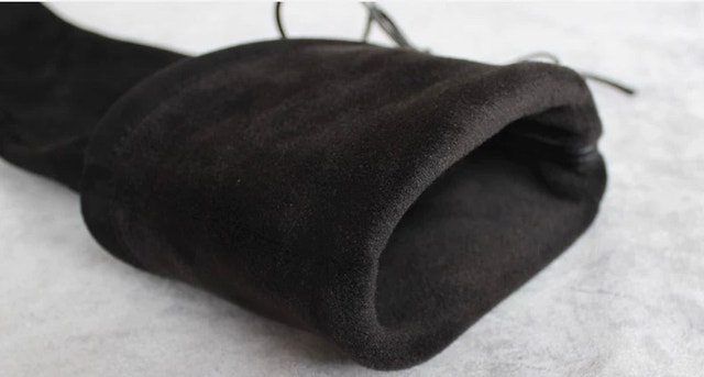 Size EU39/ US8 Pre-loved Black Over-the-knee Boots - photo 2