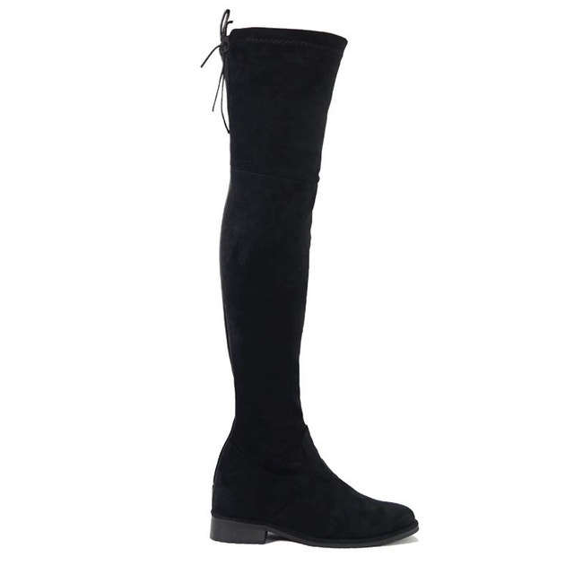 Size EU39/ US8 Pre-loved Black Over-the-knee Boots - photo 3