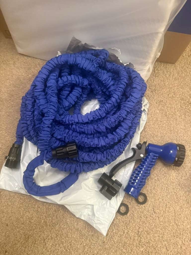 100 FT Garden Hose, Lightweight, Kink-Free with Brass Fittings - photo 2