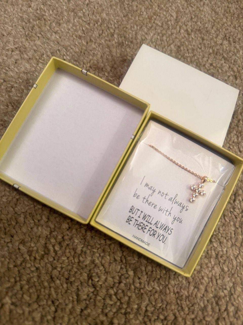 Dainty 14K Gold Plated CZ Cross Necklace - photo 5