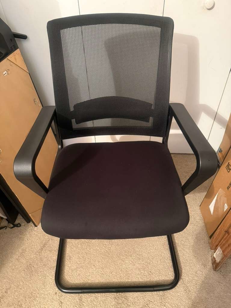 Office Guest Chair with Lumbar Support Mesh Air Grid - photo 3