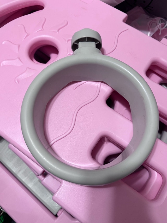 Pink & Grey Toddler Play Area - photo 2