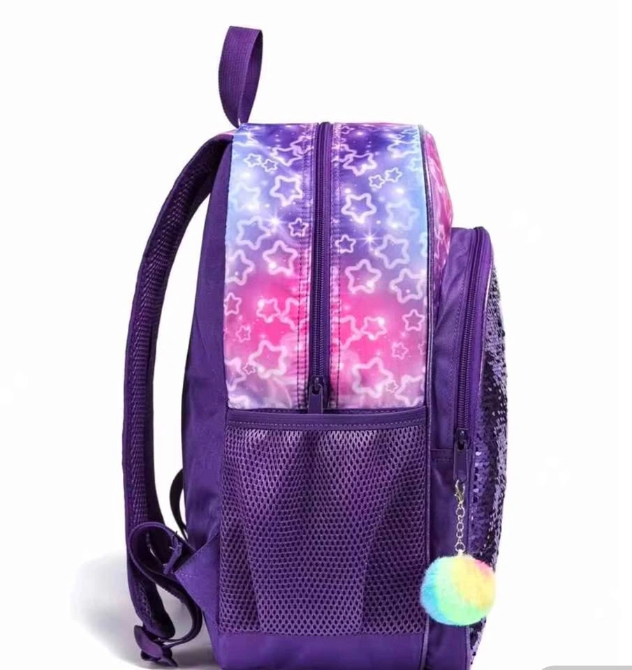 Sequin Unicorn Backpack, 3pcs Mermaid Backpack Set - photo 2
