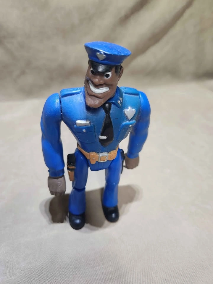 Vintage 1988 Kenner Police Academy "Moses Hightower" Figure - photo 2