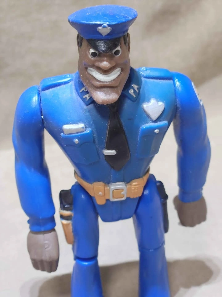 Vintage 1988 Kenner Police Academy "Moses Hightower" Figure - photo 4