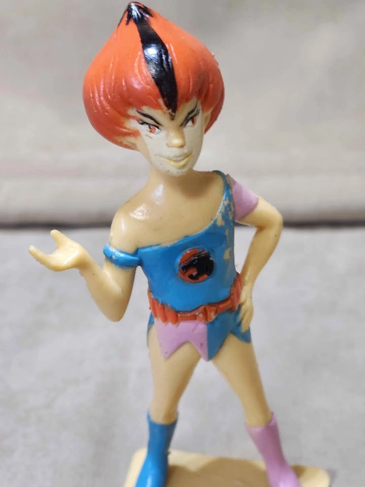 Vintage 1985 ThunderCats PVC Figures Set - WilyKit & WilyKat - photo 3