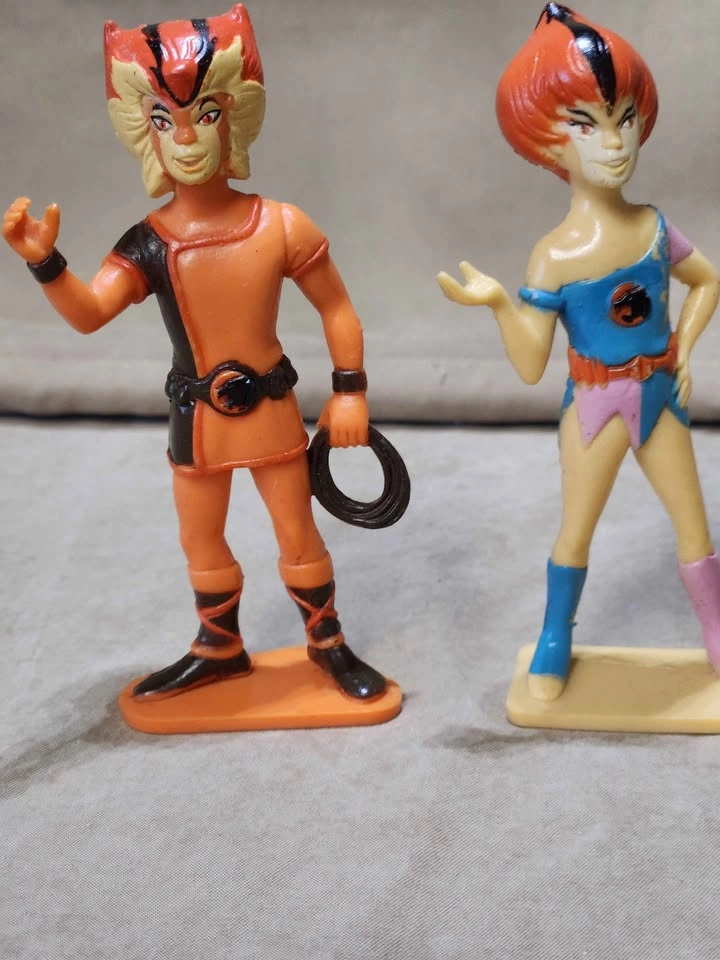 Vintage 1985 ThunderCats PVC Figures Set - WilyKit & WilyKat - photo 5