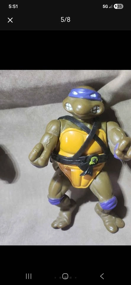 90s TMNT Action Figure Lot - 6 Figures - photo 5