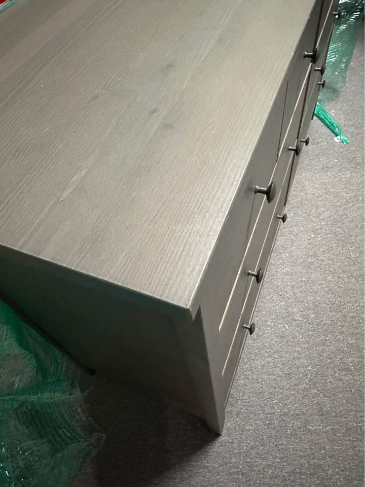 OBO - IKEA HEMNES Solid Wood Dresser - Grey Wash - photo 3