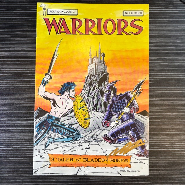 Warriors No 1 signed and numbered Comic