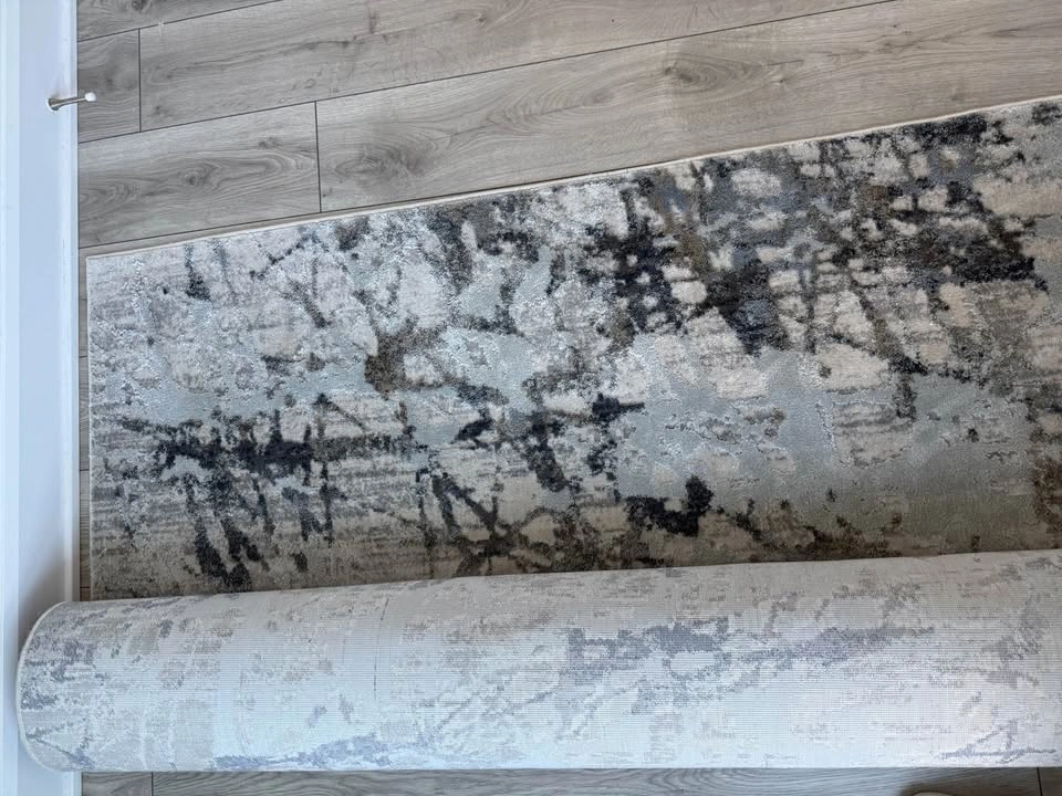 Modern Abstract Area Rug - Grey and Blue 200cmx300cm - photo 2