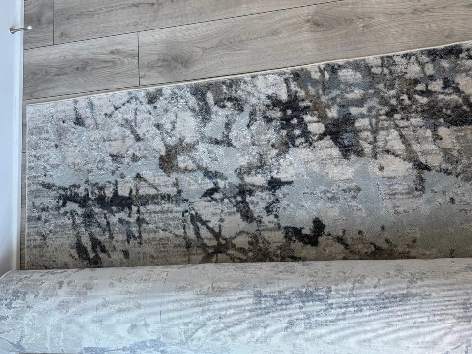Modern Abstract Area Rug - Grey and Blue 200cmx300cm - photo 3