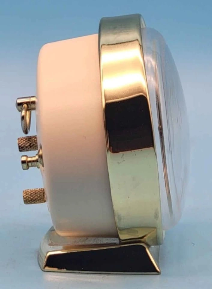 Vintage Westclox BABY BEN ALARM CLOCK Ivory/ Brass Tested - photo 4