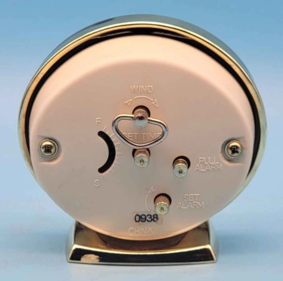 Vintage Westclox BABY BEN ALARM CLOCK Ivory/ Brass Tested - photo 5