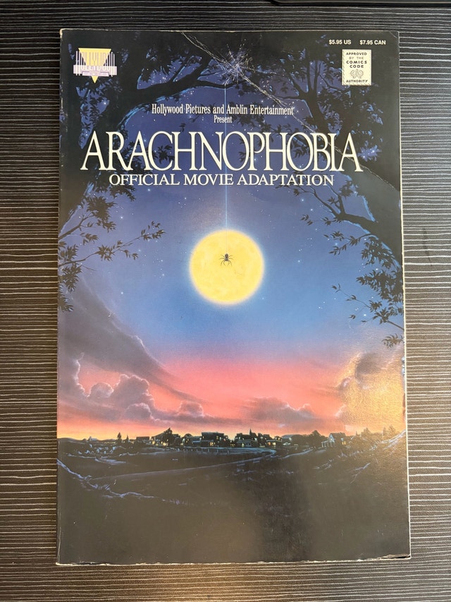 Arachnophobia Official Movie Adaptation Comic