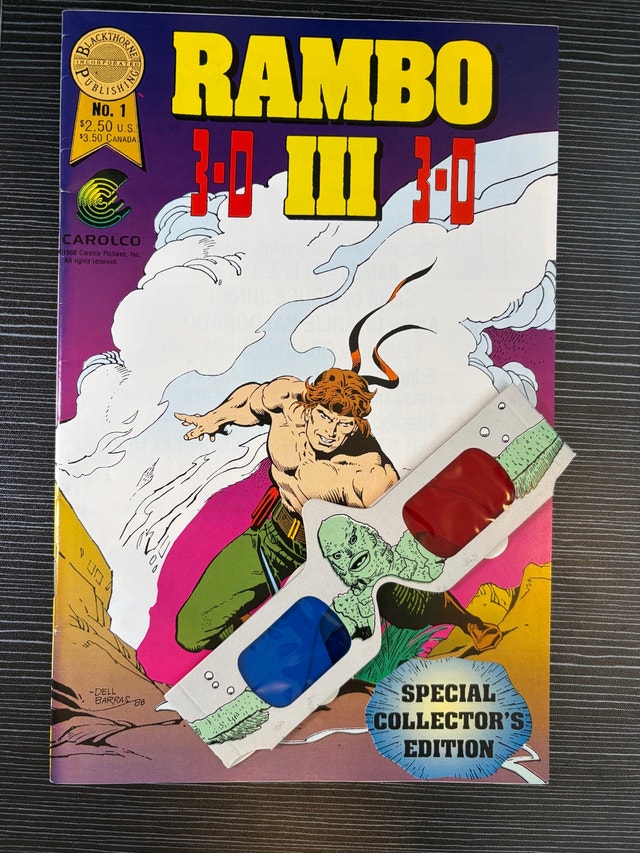 Rambo 3-D Comic No. 1