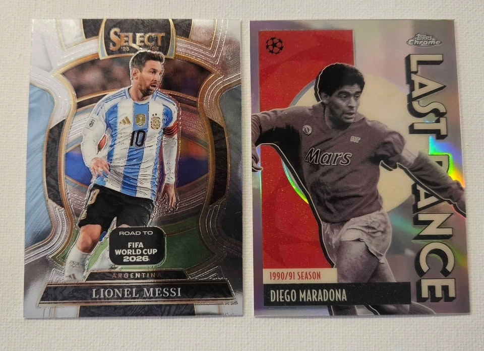 Panini Select Lionel Messi & Topps Chrome Diego Maradona - photo 3