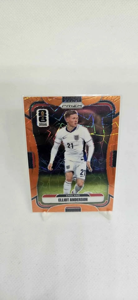 Panini Prizm 2026 FIFA World Cup Elliot Anderson Orange Prizm