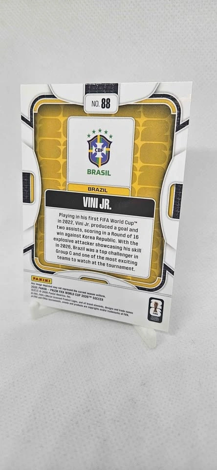 Panini Prizm 2026 FIFA World Cup Vini Jr. #88 Trading Card - photo 2