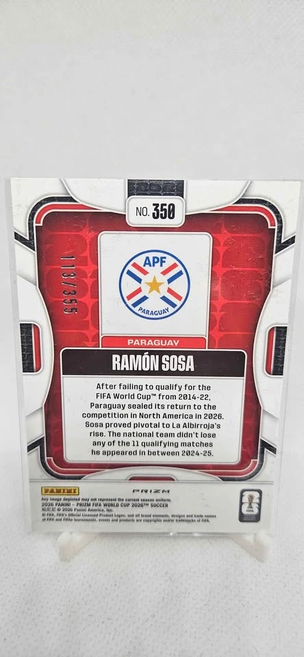2026 Panini Prizm FIFA World Cup Ramon Sosa 113/355 - photo 2